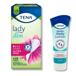 tena-lady-slim-ultra-mini-wkladki-podpaski-kobiet-28szt-balsam-ciala-20ml