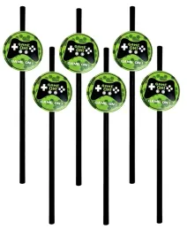 slomki-rurki-papierowe-jednorazowe-dla-gracza-gamer-gracz-game-on-6-szt