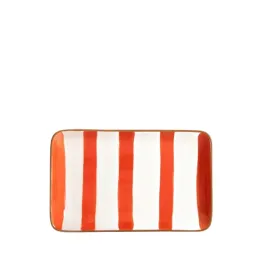 talerz-torrit-w-pomaranczowe-paski-19x12-cm-homla