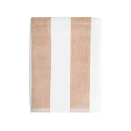 recznik-lawena-w-bialo-bezowe-pasy-100x150-cm-homla