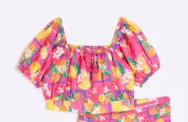 rozowy-zolty-river-island-bandana-rara-bluza-11-12y