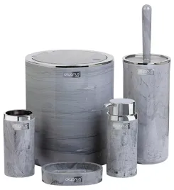 komplet-lazienkowy-5-el-marble-okragly-marmur-zestaw-do-wc-5w1-dozownik