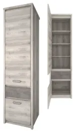 regal-wysoki-zamkniety-dwudrzwiowy-szuflada-kasztan-nairobi-onyx-2d1s-jazz