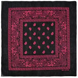 bandana-chusta-bawelniana-bandamka-chustka-czarno-rozowa
