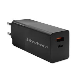 ladowarka-qoltec-gan-power-pro-100w-usb-c-i-usb-czarna-2x-porty