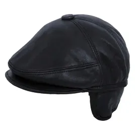 kaszkiet-zimowy-czapka-skora-stylowy-skorzany-z-oslona-karku-czarny-l