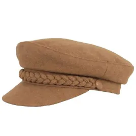 kaszkiet-damski-ocieplana-czapka-z-daszkiem-na-jesien-jasno-brazowy-55cm