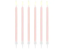 swieczki-urodzinowe-jasny-rozowy-gladkie14cm-12-szt-partydeco