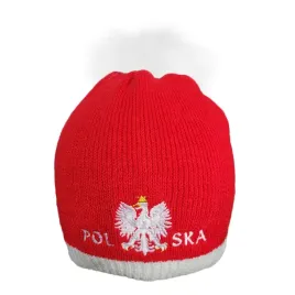 czapka-zimowa-kibica-polski-z-haftem-z-pomponem-polska-haft