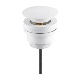 korek-klik-klak-do-umywalki-mosiezny-bialy-uniwersalny-o66mm