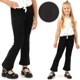 legginsy-dziewczece-prazek-spodnie-typu-dzwony-getry-prazkowane-czarne-116