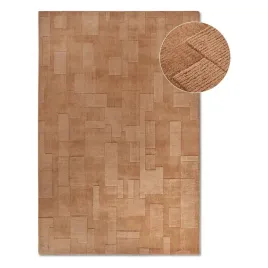dywan-welniany-do-salonu-80x150cm-brazowy-nowoczesny-wzor-3d