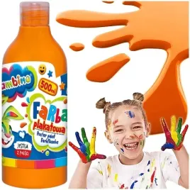 farba-plakatowa-szkolna-bambino-500-ml-w-butelce-majewski-pomaranczowa