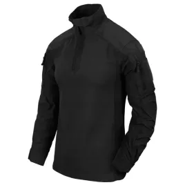 bluza-taktyczna-wytrzymala-combat-shirt-mcdu-rip-stop-helikon-czarny