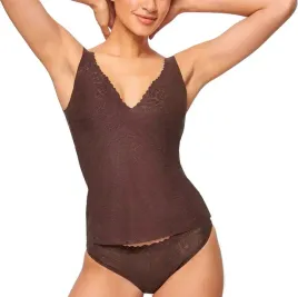 top-koszulka-sloggi-zero-feel-lace-2-0-bra-shirt-s-brazowa-z-biustonoszem