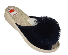 kapcie-damskie-na-koturnie-welur-z-pomponem-lniana-wkladka-128-nv-roz-37