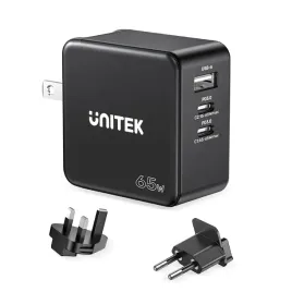 unitek-ladowarka-gan-pd-65w-2x-usb-c-usb-a