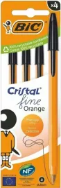 bic-dlugopis-szkolny-biurowy-orange-fine-czarny-4-sztuki-opakowanie