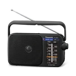 radio-sieciowo-bateryjne-am-fm-panasonic-rf-2400-przenosne-czarne