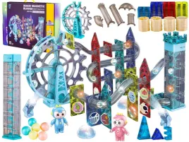 swiecace-klocki-magnetyczne-tor-kulkowy-dla-kulek-129-elementow-kulodrom