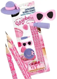 komplet-olowki-hb-3szt-i-3-gumki-zapachowe-zestaw-olowek-malinowy-sernik