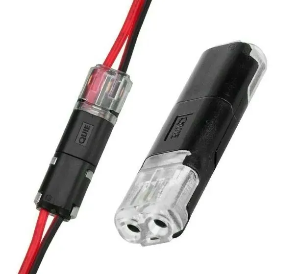 Złączka elektryczna mała 2P konektor złącze Szybkozłączka spinka LED 2 Pin