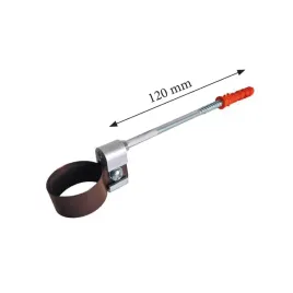 obejma-rury-spustowej-r50-sr40mm-dl-12cm-renoplast-brazowy-8019