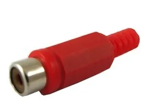 gniazdo-rca-plastik-czerwone