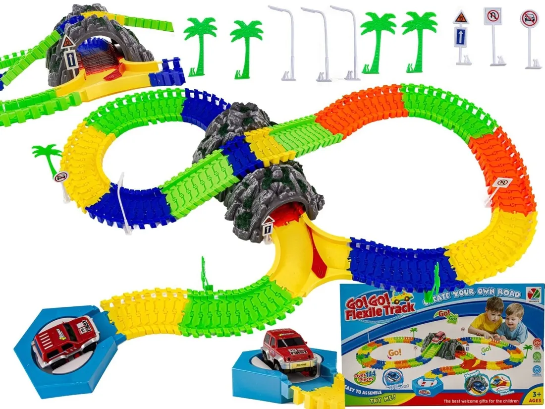 tor-samochodowy-wyscigowy-144-elementy