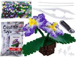 koraliki-do-prasowania-wersja-3d-szablon-kwiatek-bratki-saszetka-prasowa