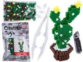 koraliki-do-prasowania-wersja-3d-szablon-kwiatek-kaktus-saszetka-prasowa