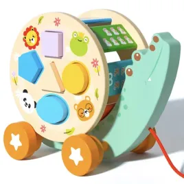 drewniany-sorter-krokodyl-do-ciagania-kolowrotek-na-kolkach-ksztalty-cyfry