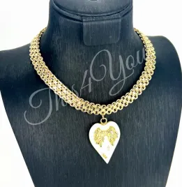 naszyjnik-z-sercem-choker-z-sercem-bialym-angel-kolor-zloto-z-ceramika