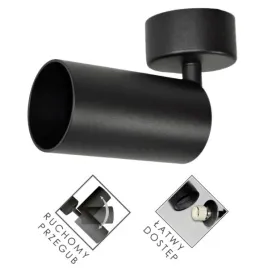 lampa-spotlight-fargo-1xgu10-czarna