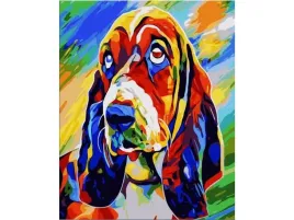 obraz-malowanie-po-numerach-rama-40x50cm-basset-hound-pies-w-kolorze