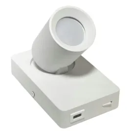 lampa-spotlight-taft-1xgu10-biala-gniazdo-usb