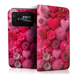 etui-z-klapka-na-telefon-xiaomi-poco-c40-case-portfel-wzory-szklo-szybka