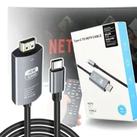kabel-hdmi-usb-c-200cm-adapter-przewod-2m-przejsciowka-mhl-video-4k-hd
