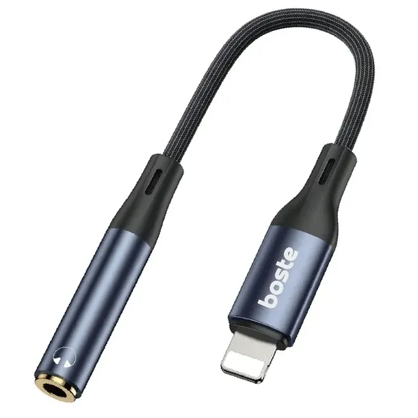 boste-adapter-przejsciowka-audio-lightning-do-iphone-mini-jack-aux-12cm-stan-nowy-stan-opakowania-oryginalne