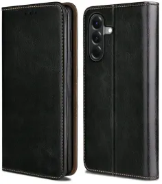 etui-do-samsung-a56-5g-skorzane-czarne-zamykane-magnetyczne-szklo