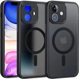etui-do-iphone-11-do-magsafe-wzmacniane-360-czarny-mat-szklo-ochronne