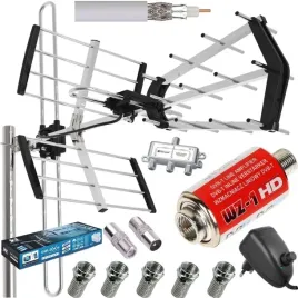 antena-tv-naziemnej-kierunkowa-dvb-t2-mux-combo-200km-zestaw-3tv-kabel-20m