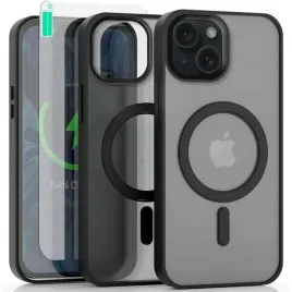 etui-do-iphone-13-14-do-magsafe-czarne-matowe-wzmacniane-szklo-9h