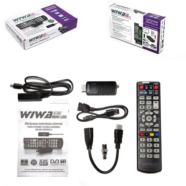 dekoder-tuner-tv-wiwaj-dvb-t2-hevec-mini-led-stan-nowy-marka-inna