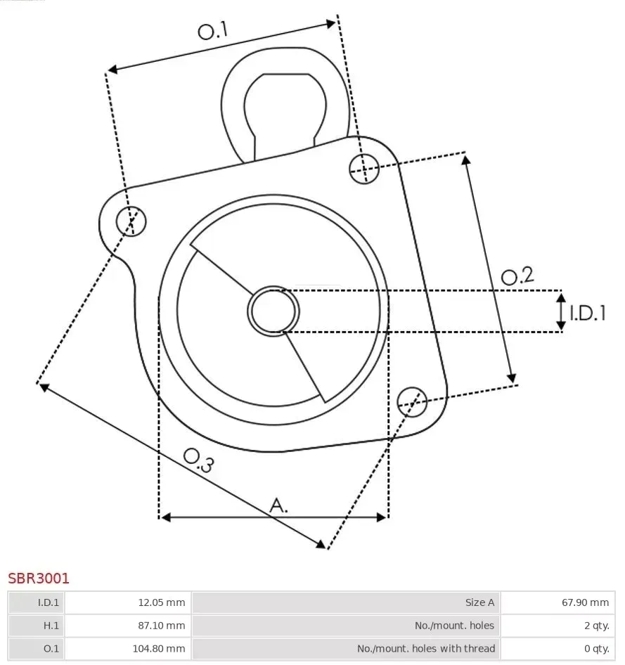 glowica-rozrusznika-sbr3001-ast