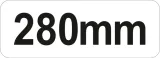 motyczka-280mm-stal-chromowana-stan-nowy