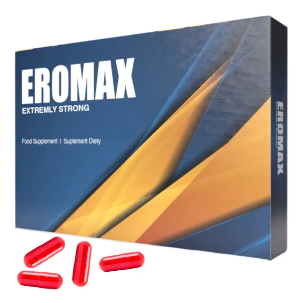 Tabletki na potencję erekcję ERO-MAX 24h Libido DLA MĘŻCZYZN 4 szt.