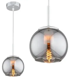 lampa-wiszaca-sufitowa-szklane-kule-chrom-grafit