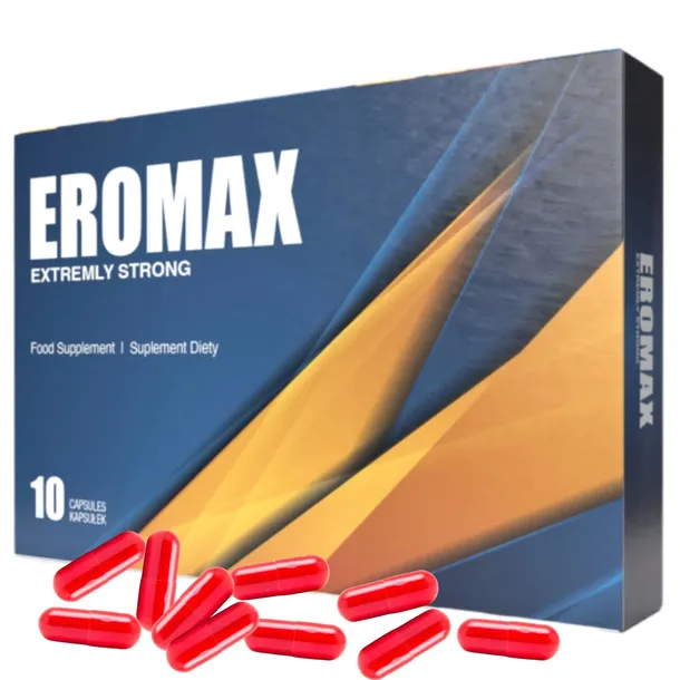 Tabletki na potencję erekcję ERO-MAX 24h Libido DLA MĘŻCZYZN 10 szt.
