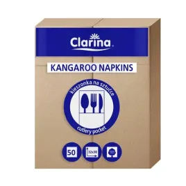 serwetka-na-sztucce-kraft-2-warstwy-kangurki-clarina-32x38cm-50-szt